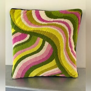 Jonathan Adler Needlepoint Throw Pillow